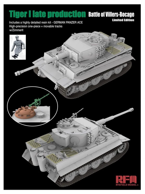 Czołg Tiger I PzKpfw VI Late Production RM-5101 RFM