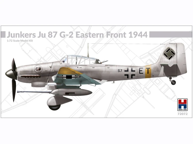 Samolot Junkers Ju-87 G-2 Stuka Eastern Front 1944 72072 Hobby 2000