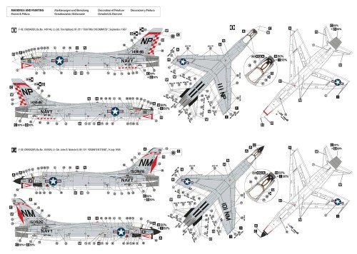 Samolot Chance Vought F-8E Crusader MiG Killers 72073 Hobby 2000