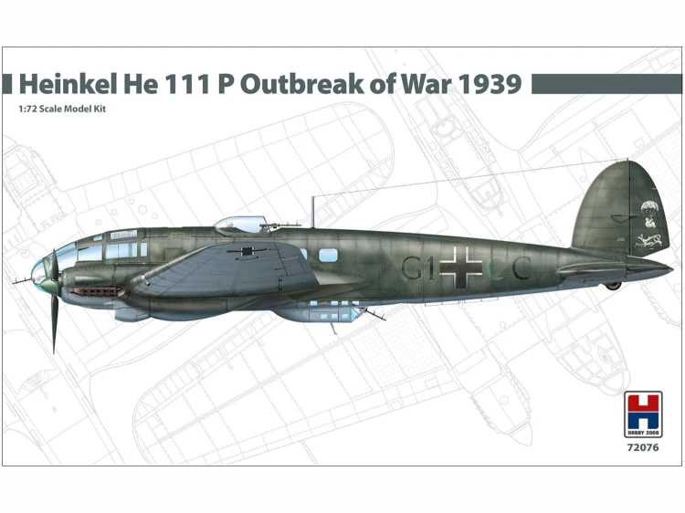 Samolot Heinkel He 111 P Outbreak of War 1939 72076 Hobby 2000
