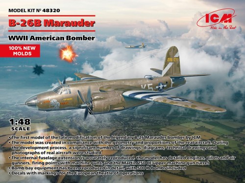 Samolot Douglas B-26B Marauder 48320 ICM