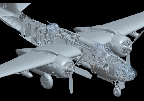 Samolot Douglas A-20J/K Havoc / Boston IV 01E040 HK Models