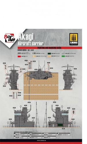 Lotniskowiec Akagi mostek pokład lotniczy BS-002 Border