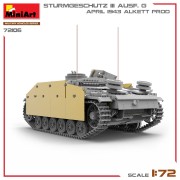 Działo StuG Sturmgeschutz III Ausf.G April 1943 Alkett 72106 MiniArt