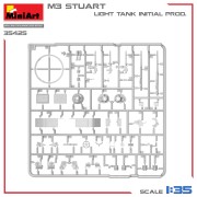 Czołg M3 Stuart Initial Production 35425 MiniArt