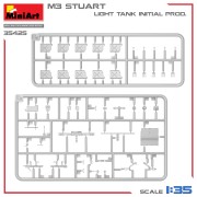 Czołg M3 Stuart Initial Production 35425 MiniArt