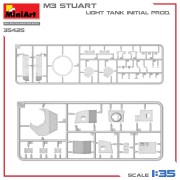 Czołg M3 Stuart Initial Production 35425 MiniArt