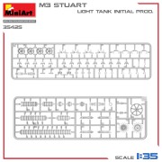 Czołg M3 Stuart Initial Production 35425 MiniArt