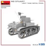 Czołg M3 Stuart Initial Production 35425 MiniArt
