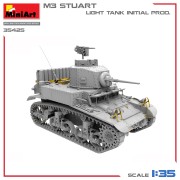 Czołg M3 Stuart Initial Production 35425 MiniArt