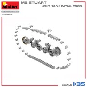 Czołg M3 Stuart Initial Production 35425 MiniArt