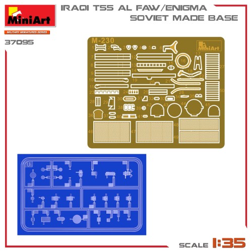 Czołg Iraqi T-55 Enigma 37095 MiniArt