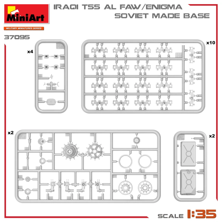 Czołg Iraqi T-55 Enigma 37095 MiniArt
