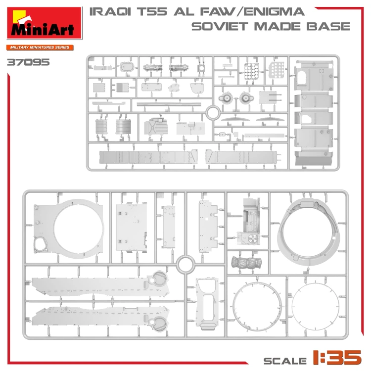 Czołg Iraqi T-55 Enigma 37095 MiniArt