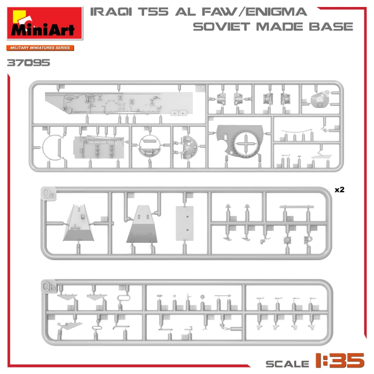 Czołg Iraqi T-55 Enigma 37095 MiniArt
