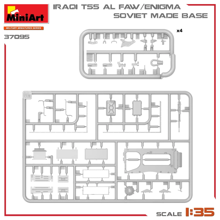 Czołg Iraqi T-55 Enigma 37095 MiniArt