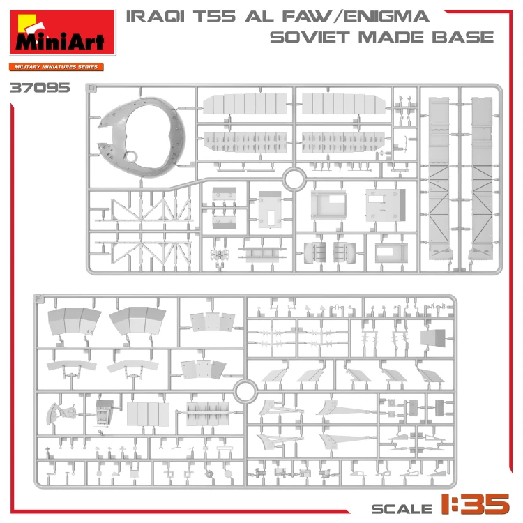 Czołg Iraqi T-55 Enigma 37095 MiniArt