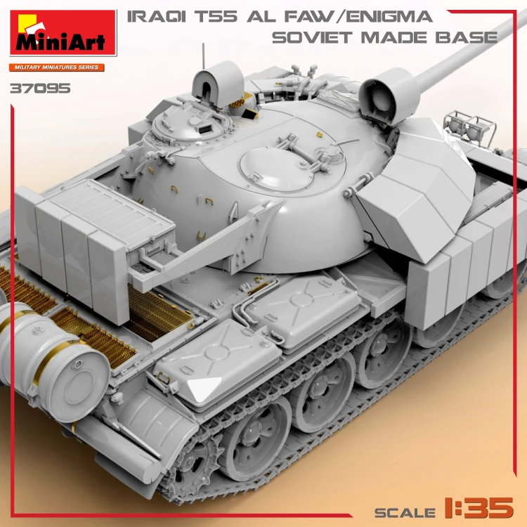 Czołg Iraqi T-55 Enigma 37095 MiniArt
