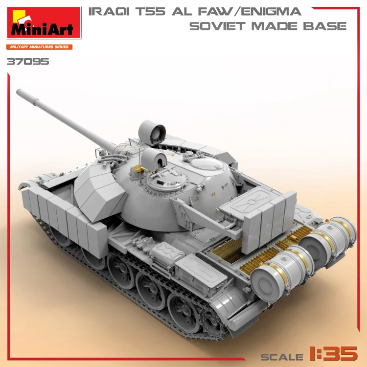 Czołg Iraqi T-55 Enigma 37095 MiniArt