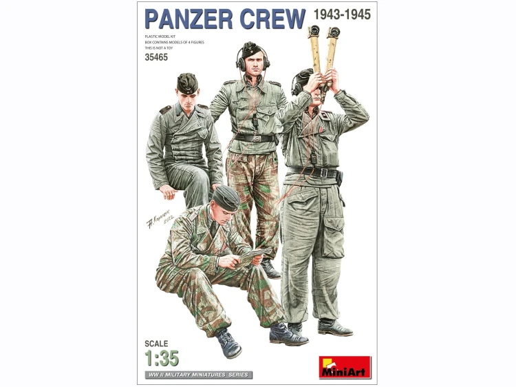 Figurki niemiecka załoga czołgu 1943-1945 35465 MiniArt