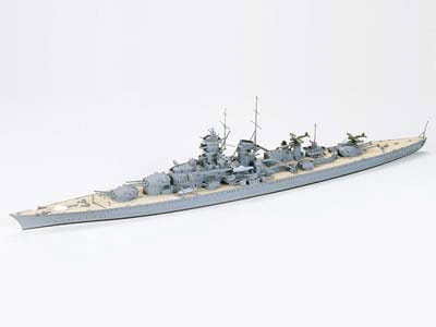 Okręt pancernik Gneisenau 77520 Tamiya
