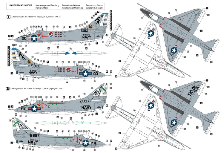 Samolot Douglas A-4B Skyhawk 48031 Hobby 2000