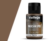 Wash modelarski Dark brown 76.514 Vallejo