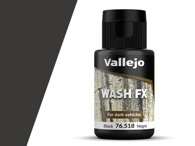 Wash modelarski Black 76.518 Vallejo