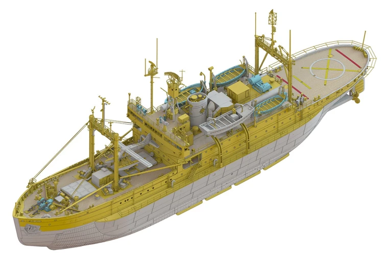 Lodołamacz statek badawczy Soya PL107 HP001 68080 Hasegawa