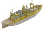 Lodołamacz statek badawczy Soya PL107 HP001 68080 Hasegawa