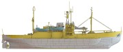 Lodołamacz statek badawczy Soya PL107 HP001 68080 Hasegawa