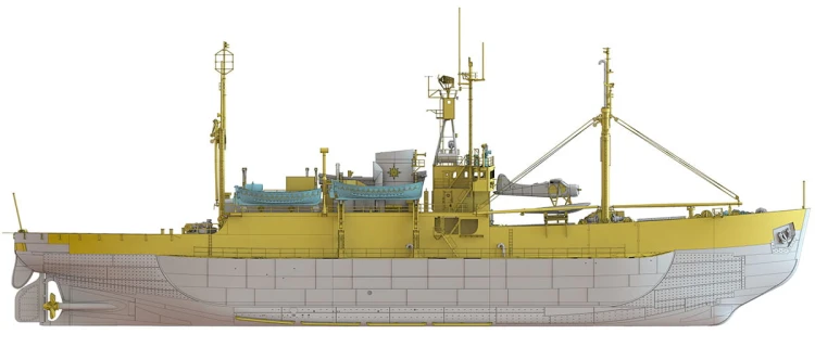 Lodołamacz statek badawczy Soya PL107 HP001 68080 Hasegawa