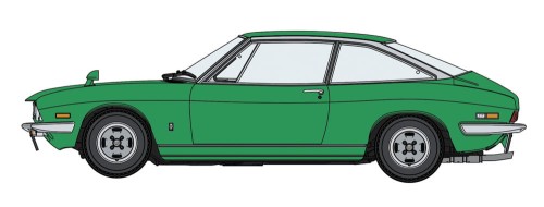 Isuzu 117 Coupe Middle Version (XE) Old Emblem 1973 20674 Hasegawa