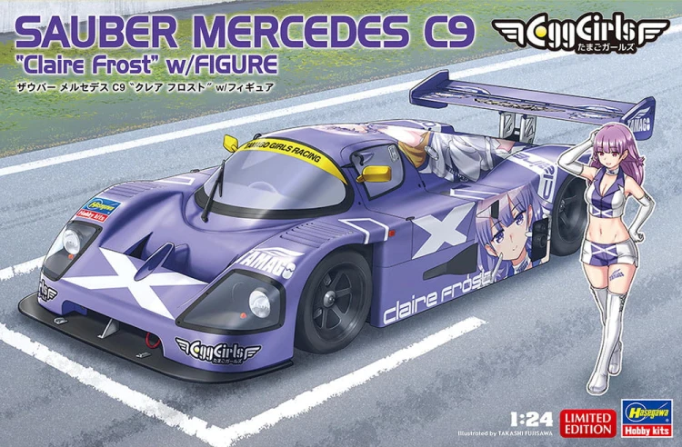 Sauber Mercedes C9 Claire Frost SP582 52742 Hasegawa