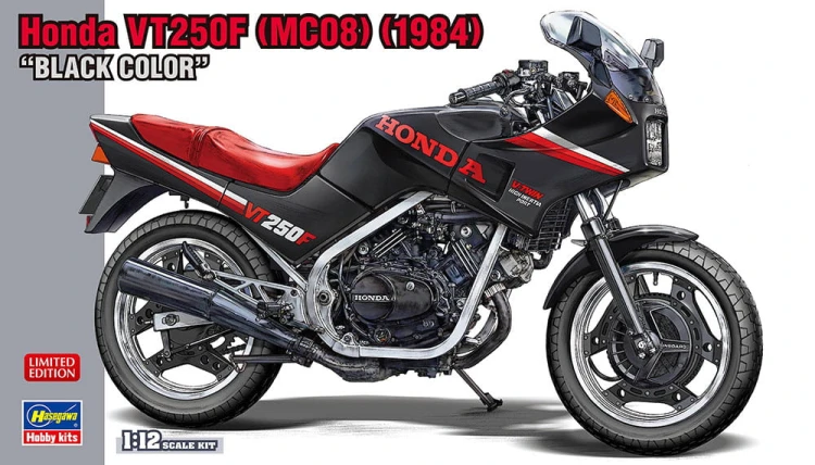 Honda VT250F (MC08) 1984 Black Color 21755 Hasegawa