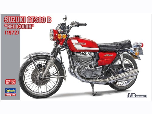 Suzuki GT380 B 1972 Red Color 21756 Hasegawa