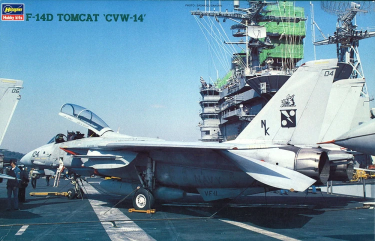 Samolot Grumman F-14D Tomcat CVW-14 PT12 07212 Hasegawa
