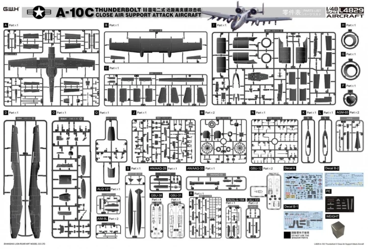Samolot A-10C Thunderbolt II L4829 G.W.H
