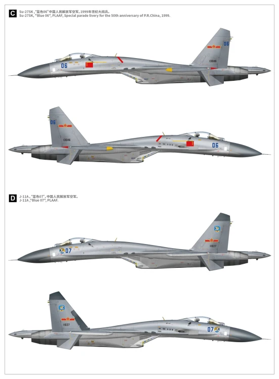 Samolot Sukhoi Su-27 Flanker B S4818 G.W.H