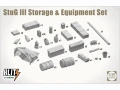 Wyposażenie StuG III Storage & Equipment Set 8018 Takom