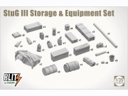 Wyposażenie StuG III Storage & Equipment Set 8018 Takom