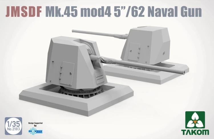 Armata morska JMSDF Mk.45 mod4 5"/62 2183 Takom