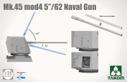Armata morska Mk.45 mod4 5"/62 2182 Takom
