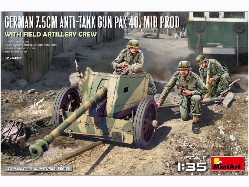 Armata 7,5cm PaK 40 Mid 35400 MiniArt
