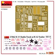 Ciężarówka wojskowa Chevrolet K-51 z przyczepą 37062 MiniArt