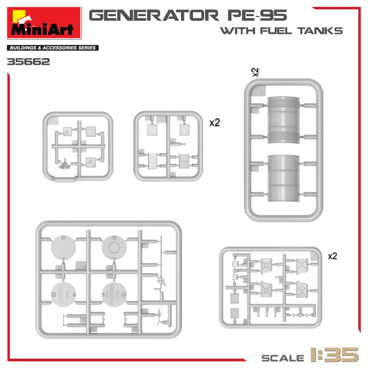 Generator prądotwórczy PE-95 35662 MiniArt