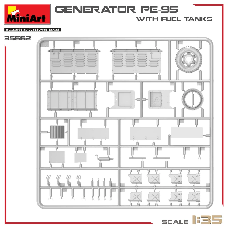 Generator prądotwórczy PE-95 35662 MiniArt