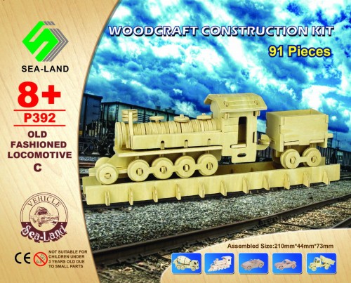 Lokomotywa parowóz II składanka P392 Sea-Land
