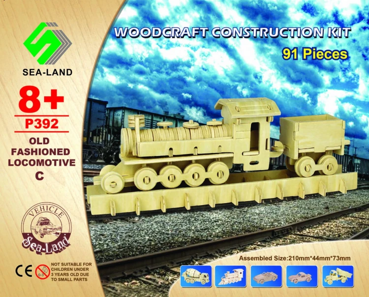 Lokomotywa parowóz II składanka P392 Sea-Land
