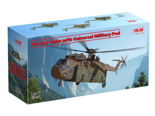 Śmigłowiec Sikorsky CH-54A Tarhe Universal Military Pod 53057 ICM